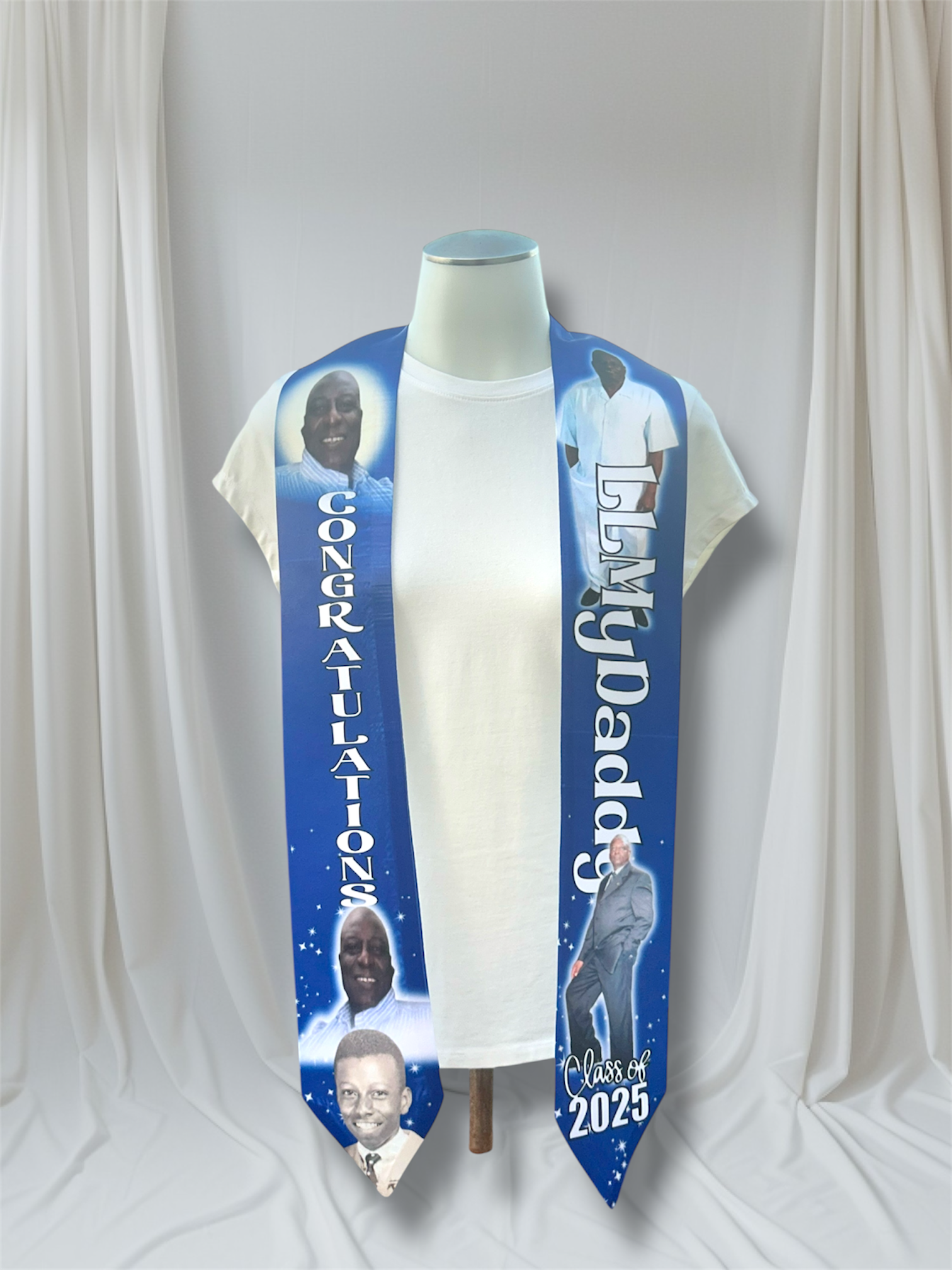 custom graduation stole – personalized 72" stole custom graduation stole – personalized 72" stole